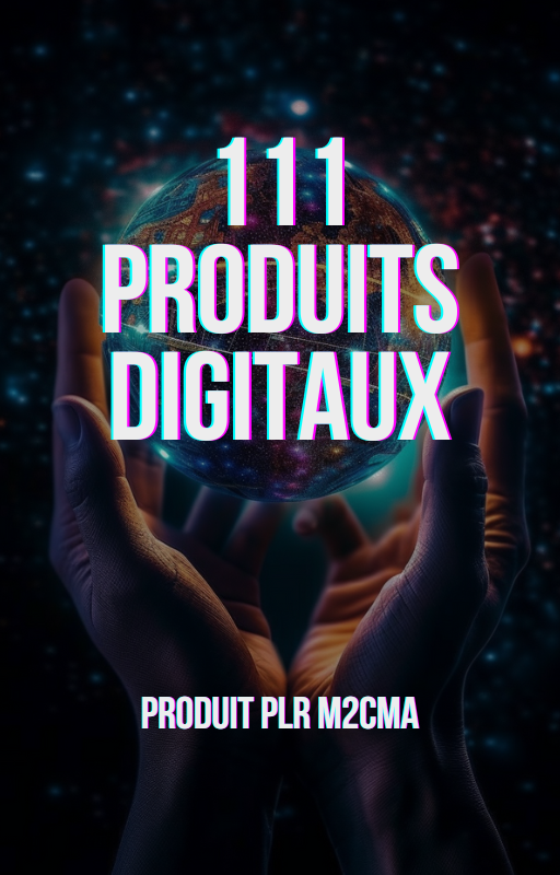 111 idées de produits digitaux – Modèle modifiable AVEC DROITS DE REVENTE